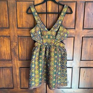 Urban Outfitters Multicolored Patterned Dress